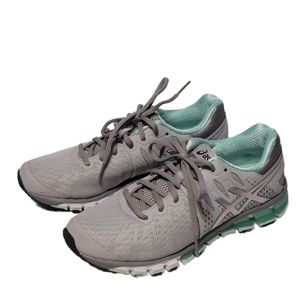 Asics Women's Gel-Quantum 180 Tr Running Teal Grey Running Shoes Size 7 - Picture 4 of 12